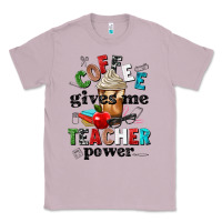 Lilac coffee gives me teacher power Classic Tee - NancyCooperArtShop