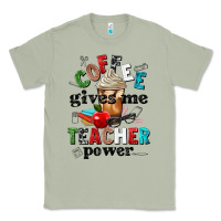 Matcha coffee gives me teacher power Classic Tee - NancyCooperArtShop
