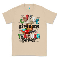 Mushroom coffee gives me teacher power Classic Tee - NancyCooperArtShop