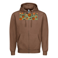 Chestnut boho plant Zipper Hoodie - TumblerDesignByShophia