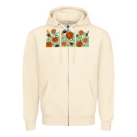 Sandshell boho plant Zipper Hoodie - TumblerDesignByShophia