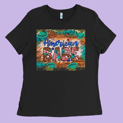 American Babe Ladies Tee Designed By Artiststas