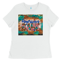 White american babe Ladies Tee - Artiststas