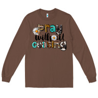 Chestnut Pray Without Ceasing Long Sleeve Tee - LillyAllenDesigns