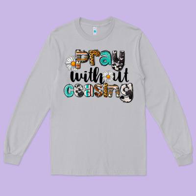 Pray Without Ceasing Long Sleeve Tee Designed By Lillyallendesigns