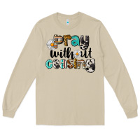 Mushroom Pray Without Ceasing Long Sleeve Tee - LillyAllenDesigns
