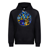 Black World Down Syndrome Day Urban Hoodie - CowhideDigitalArt