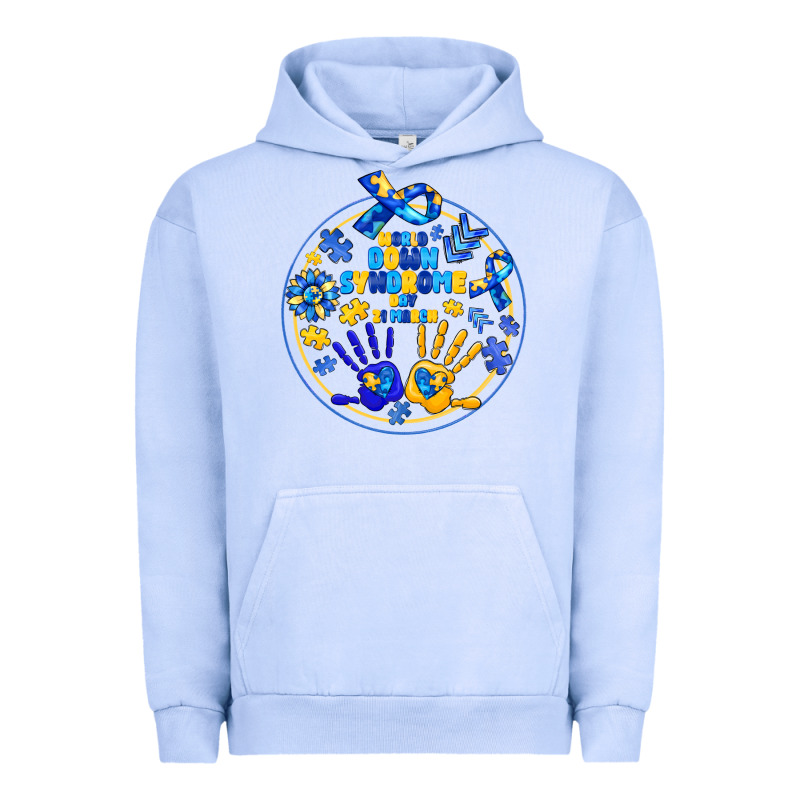 World Down Syndrome Day Urban Hoodie by CowhideDigitalArt | Teevron