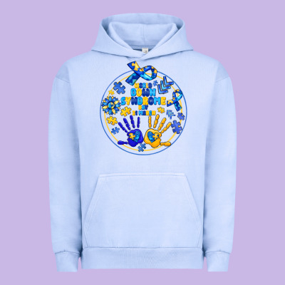 World Down Syndrome Day Urban Hoodie Designed By Cowhidedigitalart