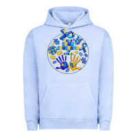 Pigment Grape Ice World Down Syndrome Day Urban Hoodie - CowhideDigitalArt