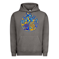 Pigment Tornado World Down Syndrome Day Urban Hoodie - CowhideDigitalArt