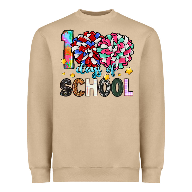 100 Days Of School Heavyweight Sweatshirt by Artiststas | Teevron