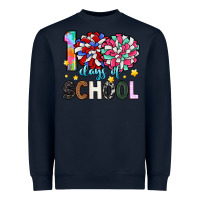 Navy 100 days of school Heavyweight Sweatshirt - Artiststas