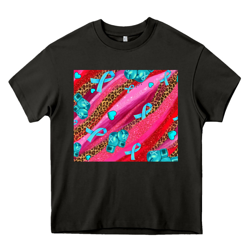Cancer Boxing Gloves And Cancer Ribbon Heavy Core Tee by AdoDesignShop | Teevron