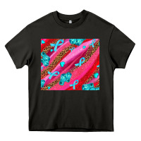 Asphalt cancer boxing gloves and cancer ribbon Heavy Core Tee - AdoDesignShop