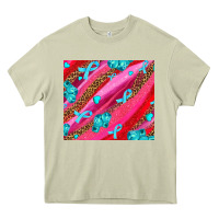 Mossy cancer boxing gloves and cancer ribbon Heavy Core Tee - AdoDesignShop