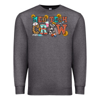 Charcoal Heather med tech crew Premium Sweatshirt - OliviaCreatesArt
