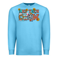 Ocean Blue med tech crew Premium Sweatshirt - OliviaCreatesArt
