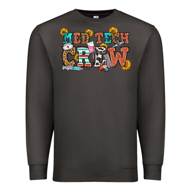 Med Tech Crew Premium Sweatshirt by OliviaCreatesArt | Teevron