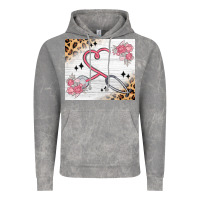 Cloud Rock customized leopard floral nurse Vintage Hoodie - MaliasSmallBusiness