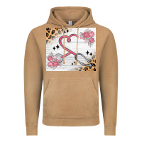 Vintage Camel customized leopard floral nurse Vintage Hoodie - MaliasSmallBusiness