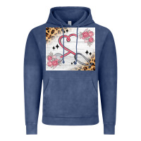 Customized Leopard Floral Nurse Vintage Hoodie | Teevron
