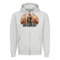 Dove Grey And they call the thing rodeo bull bullfighter Zipper Hoodie - HowdyJamesFarm