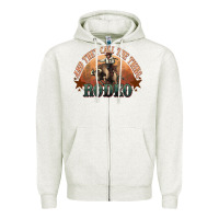 Oatmeal Heather And they call the thing rodeo bull bullfighter Zipper Hoodie - HowdyJamesFarm