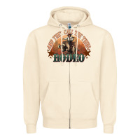 Sandshell And they call the thing rodeo bull bullfighter Zipper Hoodie - HowdyJamesFarm