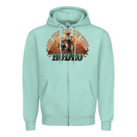Seafoam And they call the thing rodeo bull bullfighter Zipper Hoodie - HowdyJamesFarm
