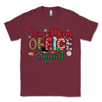 Burgundy very merry office squad Classic Tee - MaliasSmallBusiness