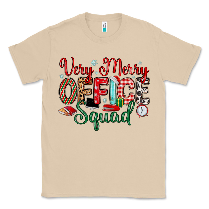 Very Merry Office Squad Classic Tee by MaliasSmallBusiness | Teevron