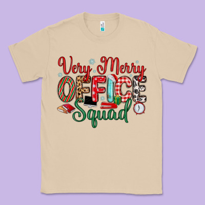 Very Merry Office Squad Classic Tee Designed By Maliassmallbusiness