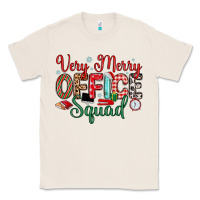 Natural very merry office squad Classic Tee - MaliasSmallBusiness
