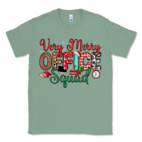 Sage very merry office squad Classic Tee - MaliasSmallBusiness