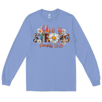Colony Blue Western She Is Strong Long Sleeve Tee - LillyAllenDesigns