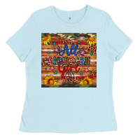 Baby Blue all american girl Ladies Tee - Artiststas