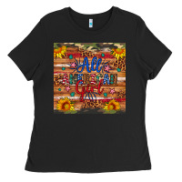 Black all american girl Ladies Tee - Artiststas