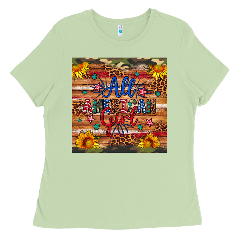 All American Girl Ladies Tee by Artiststas | Teevron