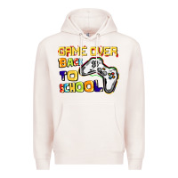 Pale Pink Game over back to school Premium Hoodie - CowGirlArtShop