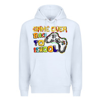 White Game over back to school Premium Hoodie - CowGirlArtShop