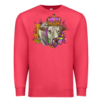 Cardinal charolais mardi gras Premium Sweatshirt - OliviaCreatesArt