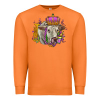 Carrot charolais mardi gras Premium Sweatshirt - OliviaCreatesArt