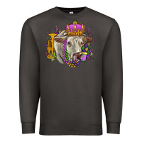 Smoke charolais mardi gras Premium Sweatshirt - OliviaCreatesArt