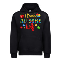 Black i teach au some kids Urban Hoodie - LillyAllenDesigns