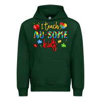 Forest Green i teach au some kids Urban Hoodie - LillyAllenDesigns