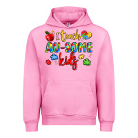 Fuchsia Pink i teach au some kids Urban Hoodie - LillyAllenDesigns
