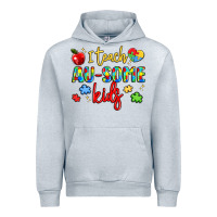Heather Grey i teach au some kids Urban Hoodie - LillyAllenDesigns