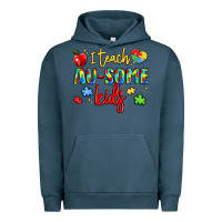 Pigment Midnight Navy i teach au some kids Urban Hoodie - LillyAllenDesigns