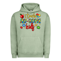 Pigment Oil Green i teach au some kids Urban Hoodie - LillyAllenDesigns